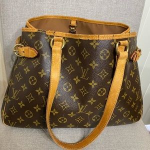 100% authentic Louis Vuitton Monogram Batignolles Horizontal